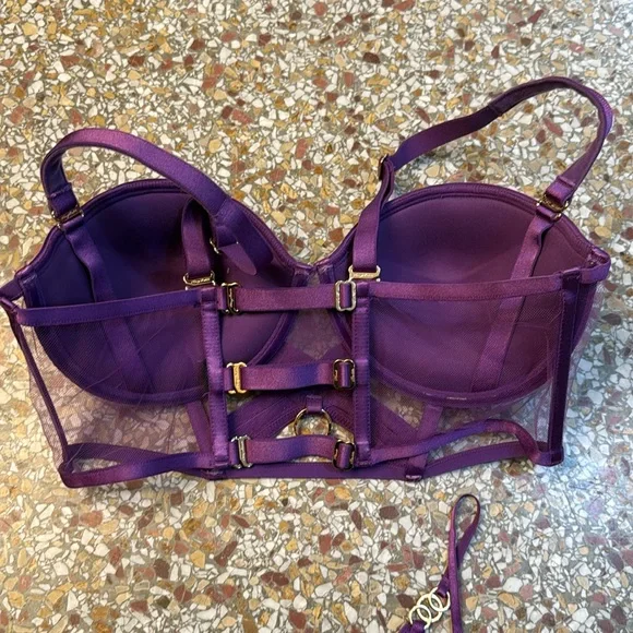 Honey Birdette Tamara Bra and Thong Set - Picture 7 of 7